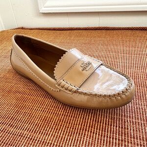 Coach Tan Leather Loafers